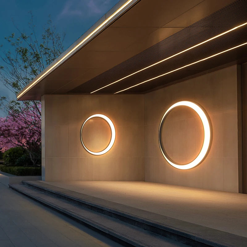 Round Moon Lamp for Street Garden