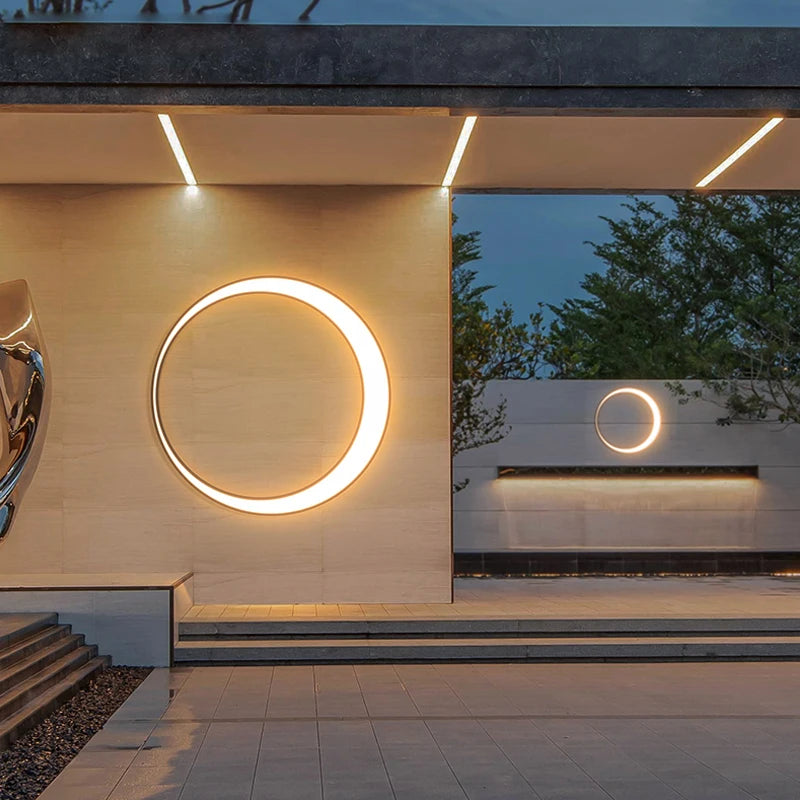 Round Moon Lamp for Street Garden