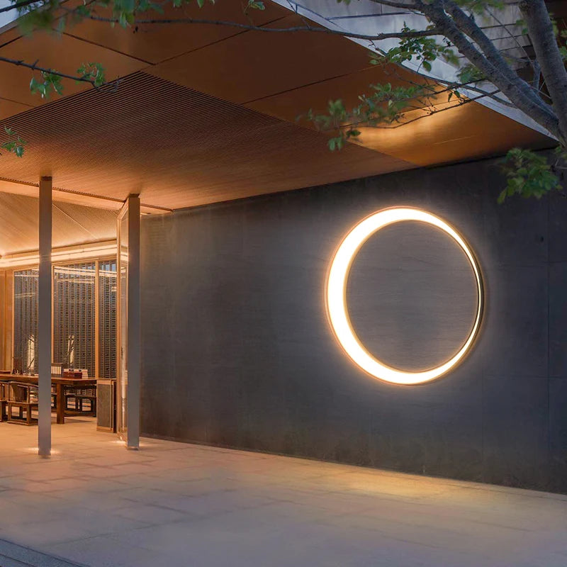 Round Moon Lamp for Street Garden