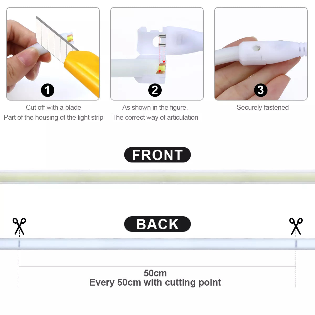 Bright COB LED Strip Light