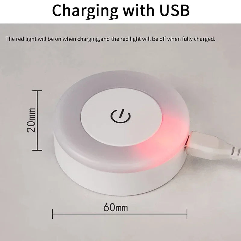 Rechargeable Magnetic Base Wall Light