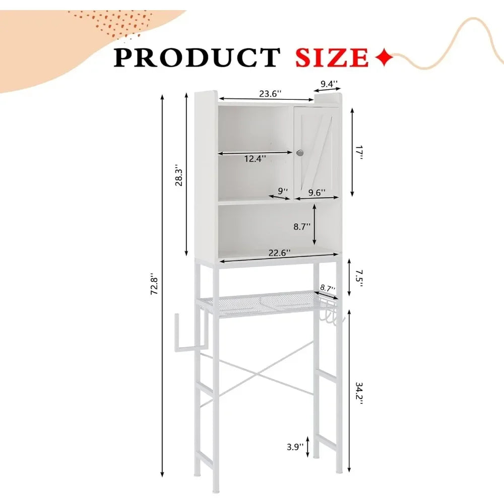 Multifunctional Cabinet Bathroom Toilet Rack