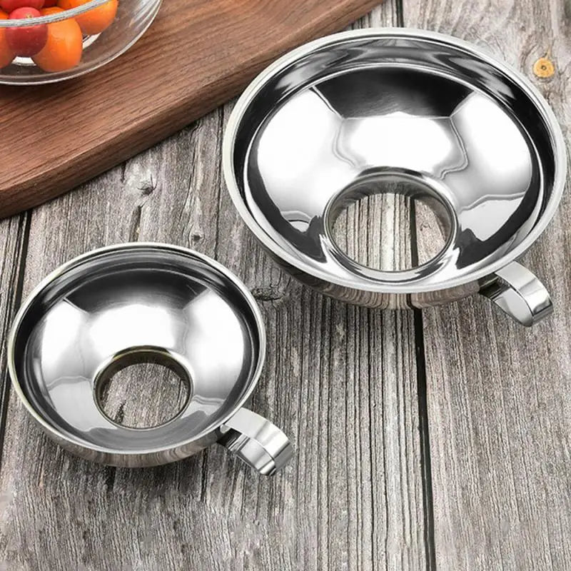 Stainless Steel Wide Mouth Canning Funnel Hopper