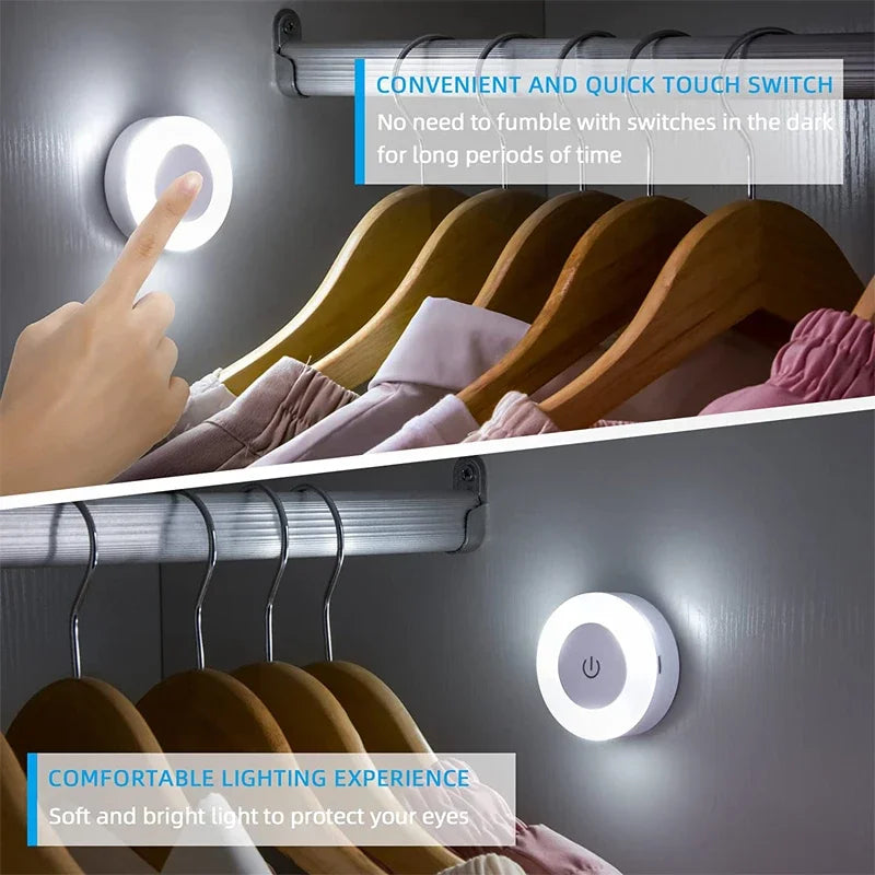 Rechargeable Magnetic Base Wall Light