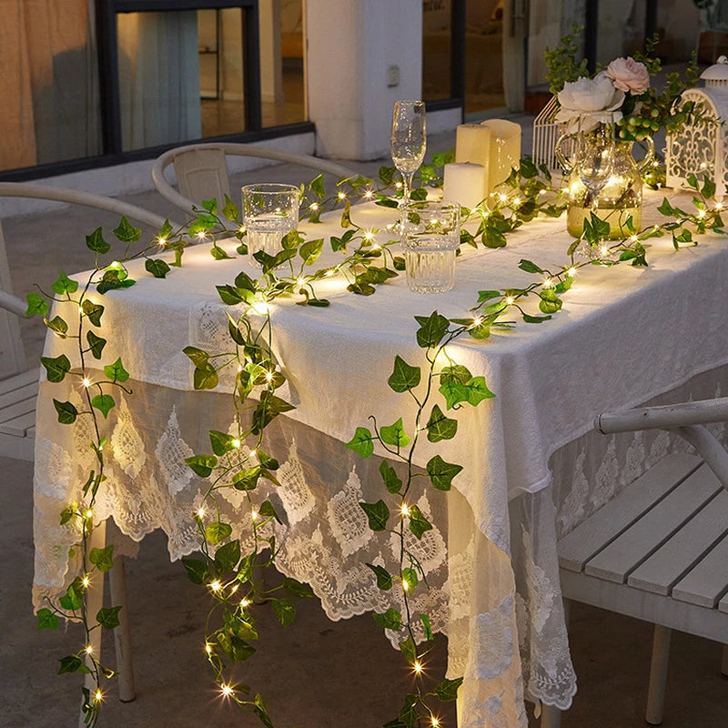 Maple Leaf Garland Fairy LED Lights