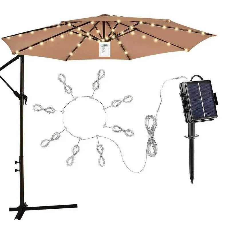 Solar Power Patio Umbrella Lights
