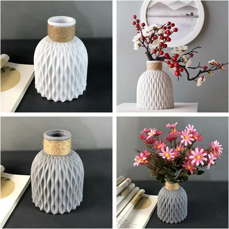 Imitation Ceramic Flower Vase