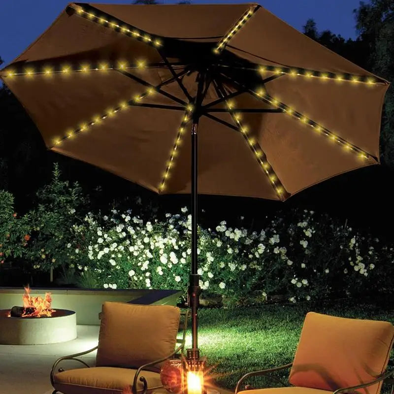 Solar Power Patio Umbrella Lights