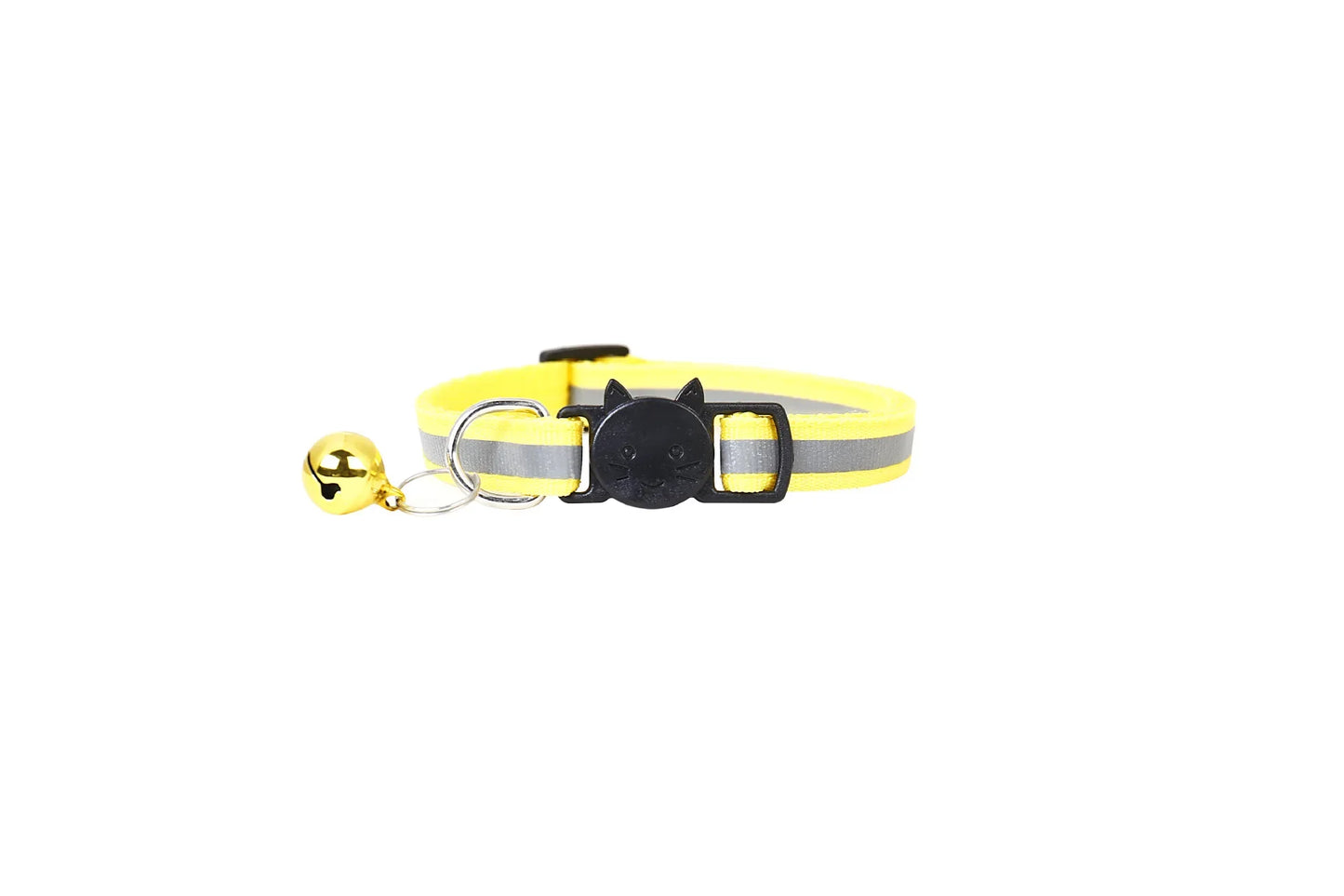 Round Ears Reflective Cat  Buckle Collar