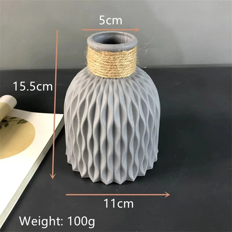 Imitation Ceramic Flower Vase