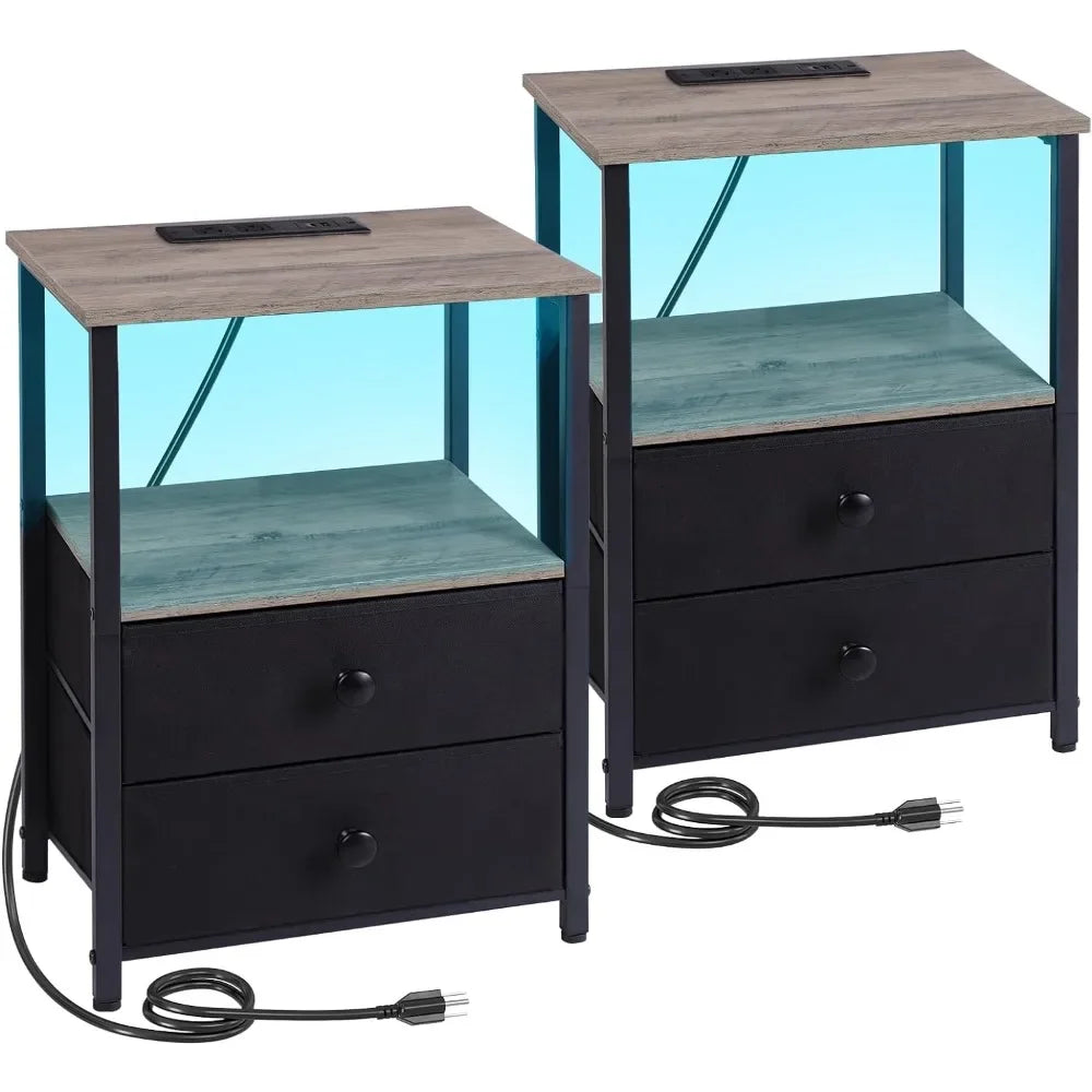 Modern Nightstand End Tables