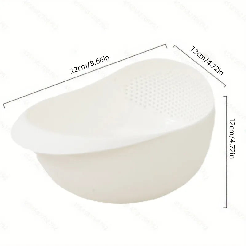 Rice Drainage Basket: Multi-purpose Kitchen Sieve for Fruits and Vegetables