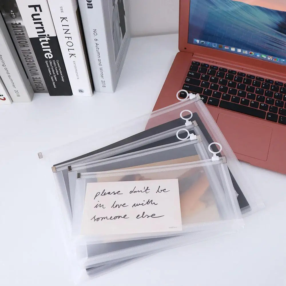 Zipper Folders School Stationery Zipper Pouch