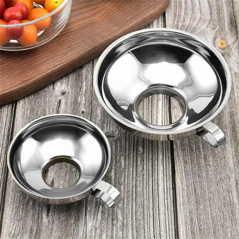 Stainless Steel Wide Mouth Canning Funnel Hopper