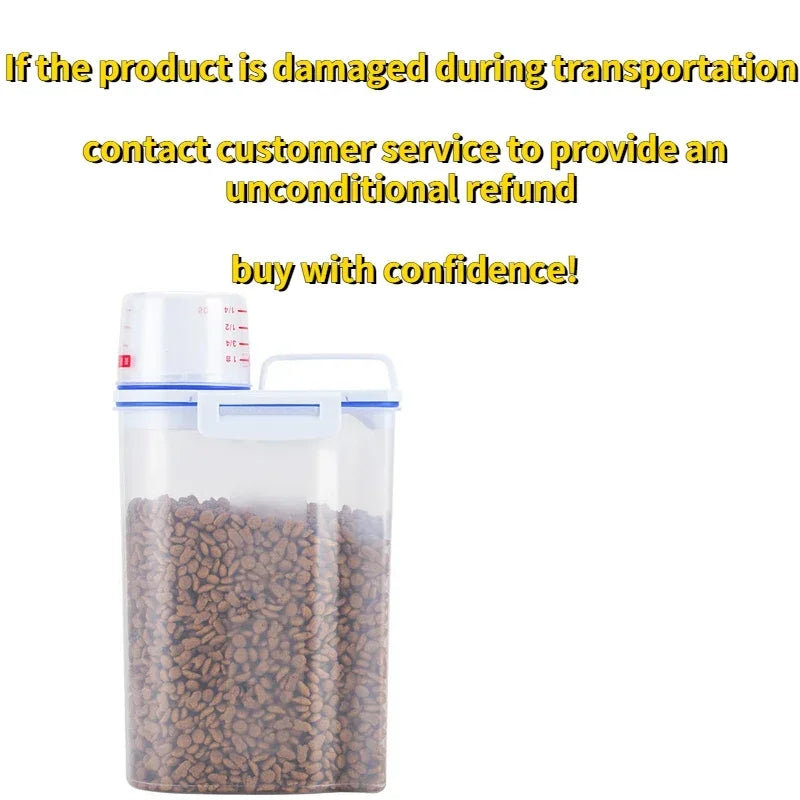 Pet Food Pail Plastic Storage Tank