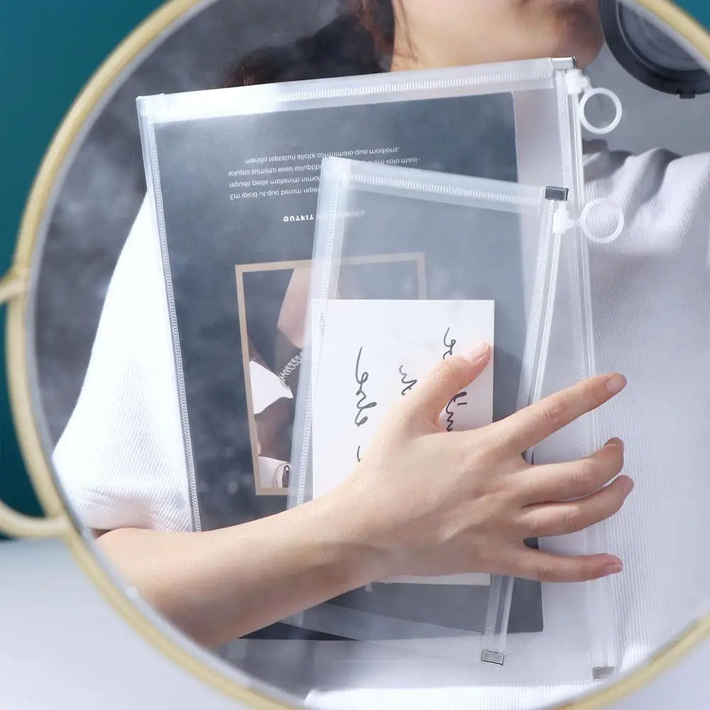 Zipper Folders School Stationery Zipper Pouch