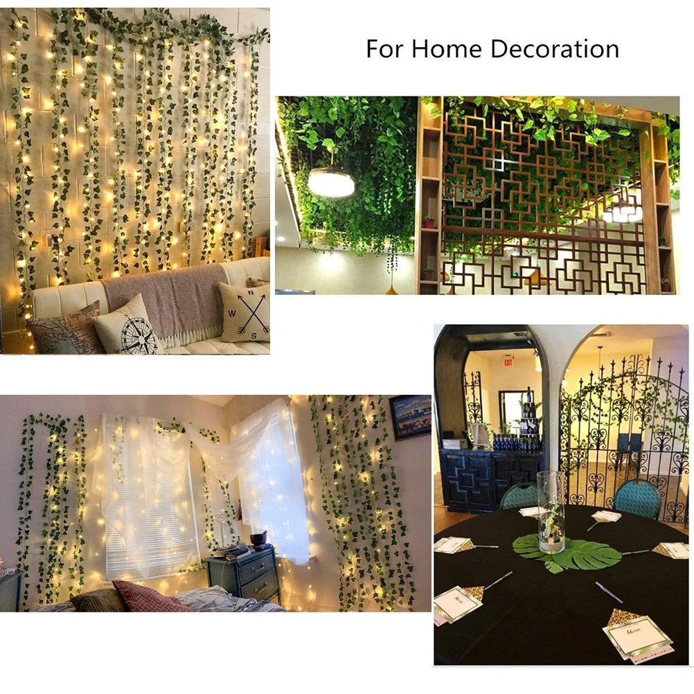 Maple Leaf Garland Fairy LED Lights