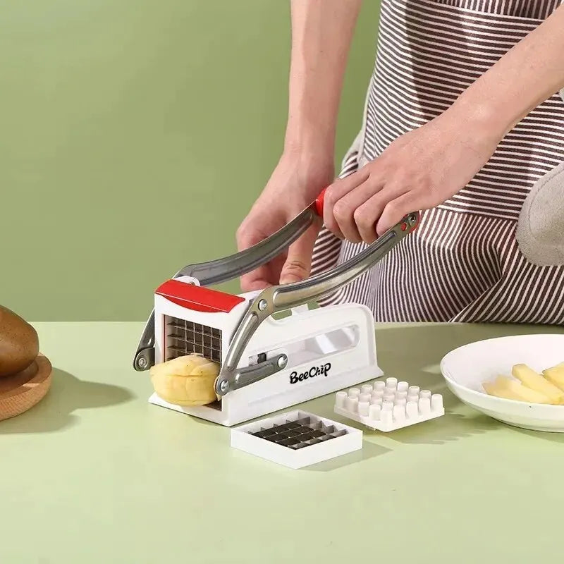 Stainless Steel Multi-Function Manual Vegetable Cutter: Cutting Potato Machine