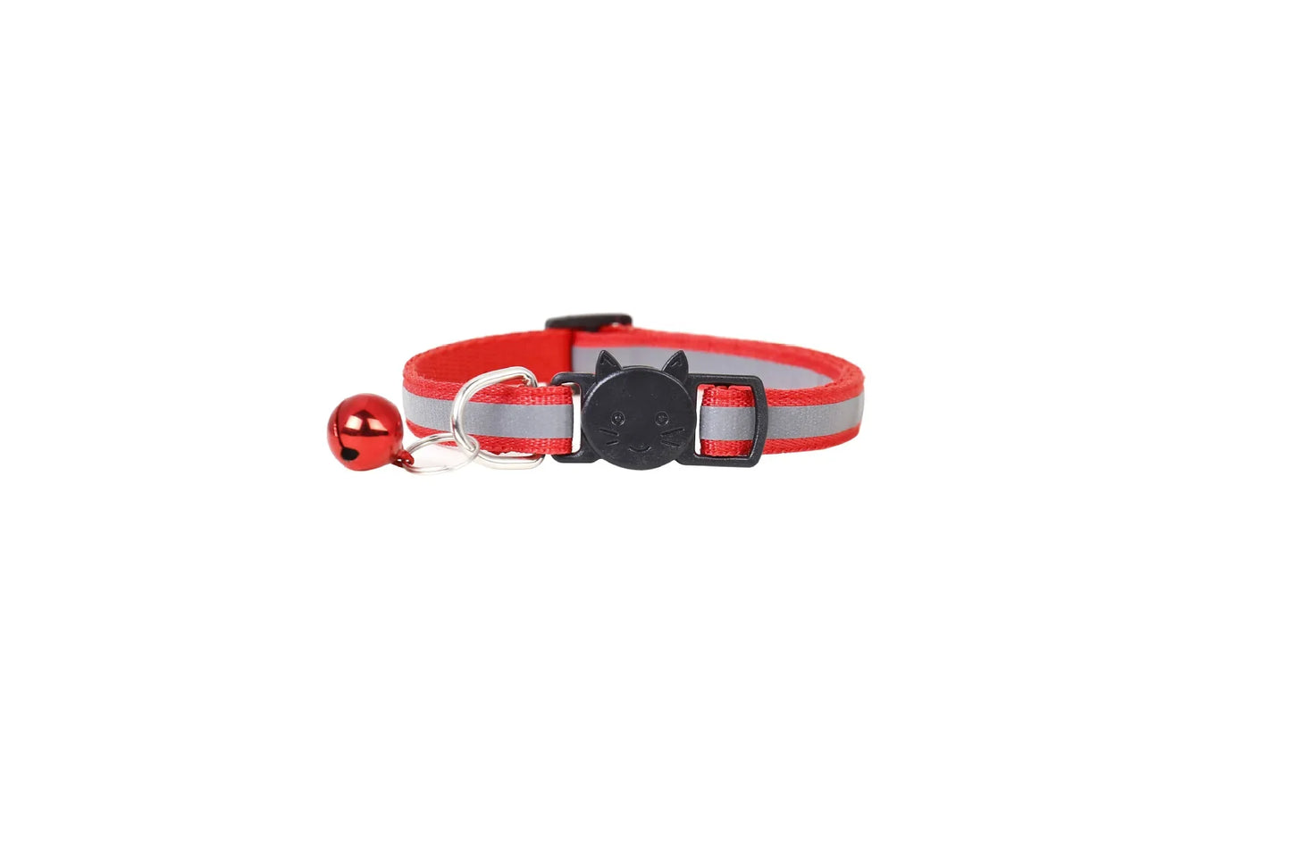 Round Ears Reflective Cat  Buckle Collar