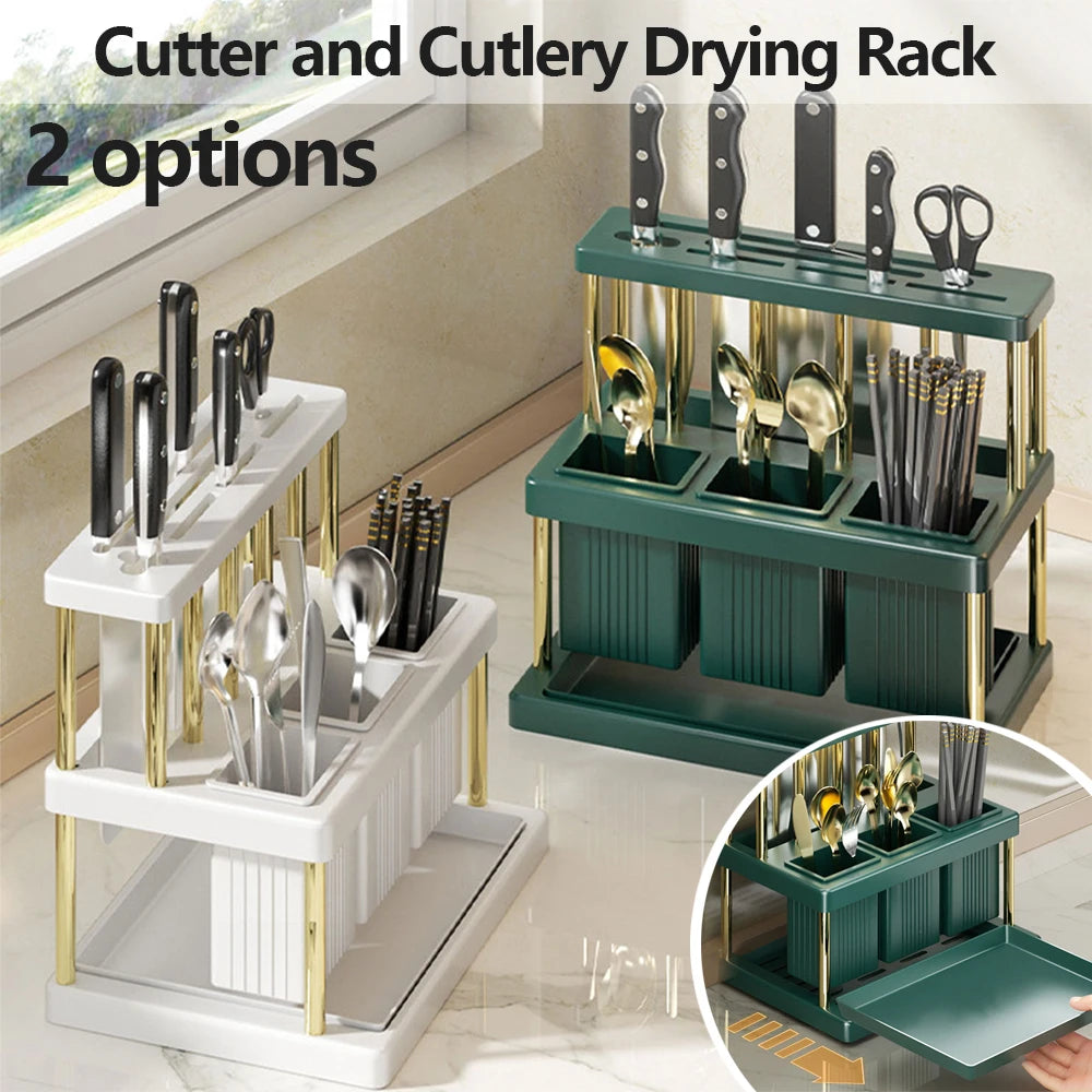 Cutter and Cutlery Drying Rack