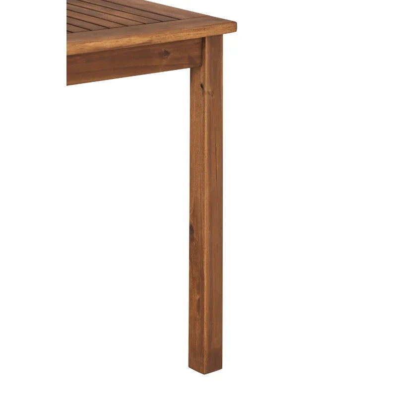 Acacia Wood Patio Dining Table