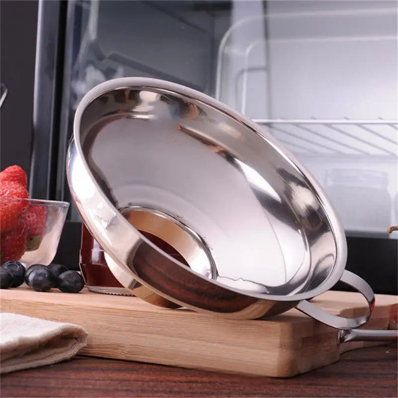 Stainless Steel Wide Mouth Canning Funnel Hopper