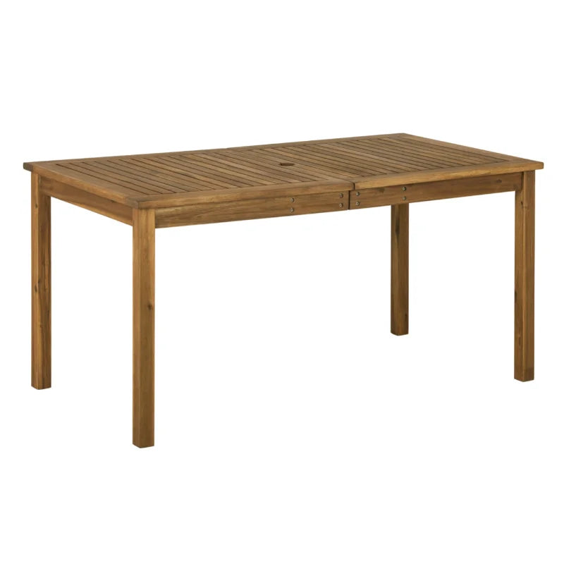 Acacia Wood Patio Dining Table