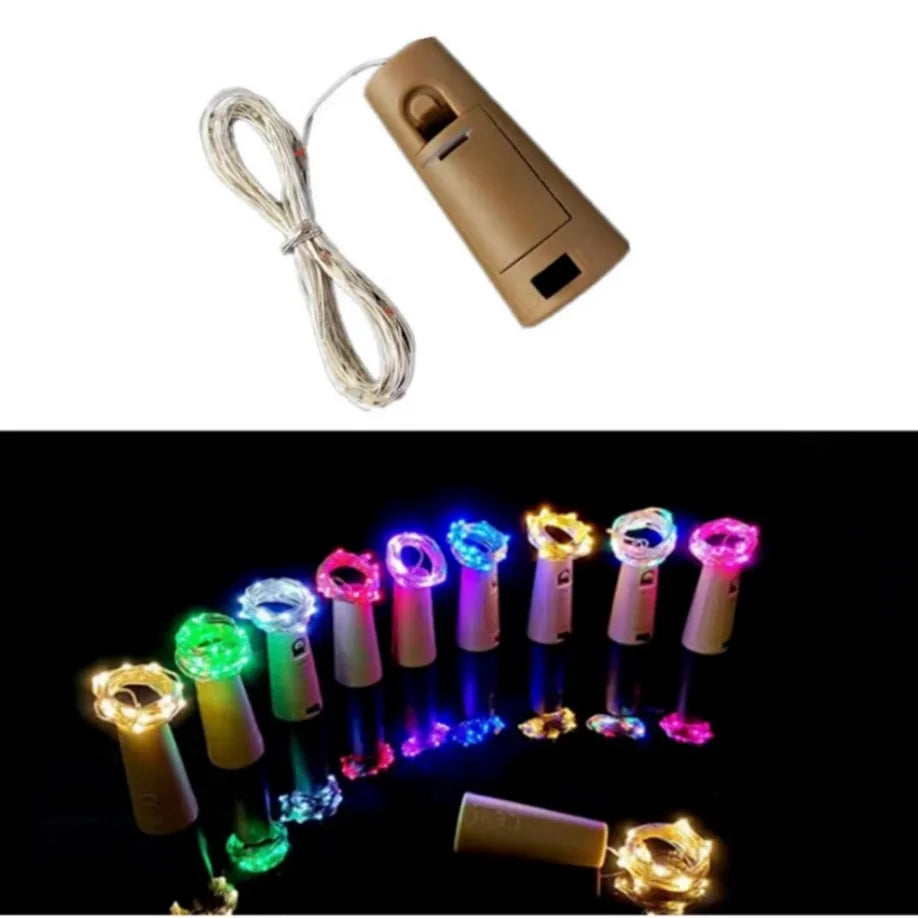 Wine Bottle Cork Copper Wire String Lights